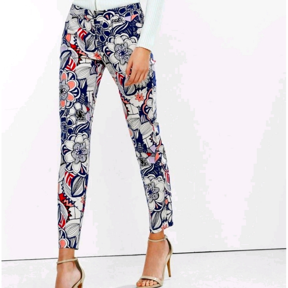 Express Columnist floral ankle pant